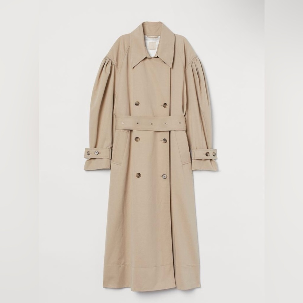 Puff-sleeved Trenchcoat H&M Brand new with tags in XL